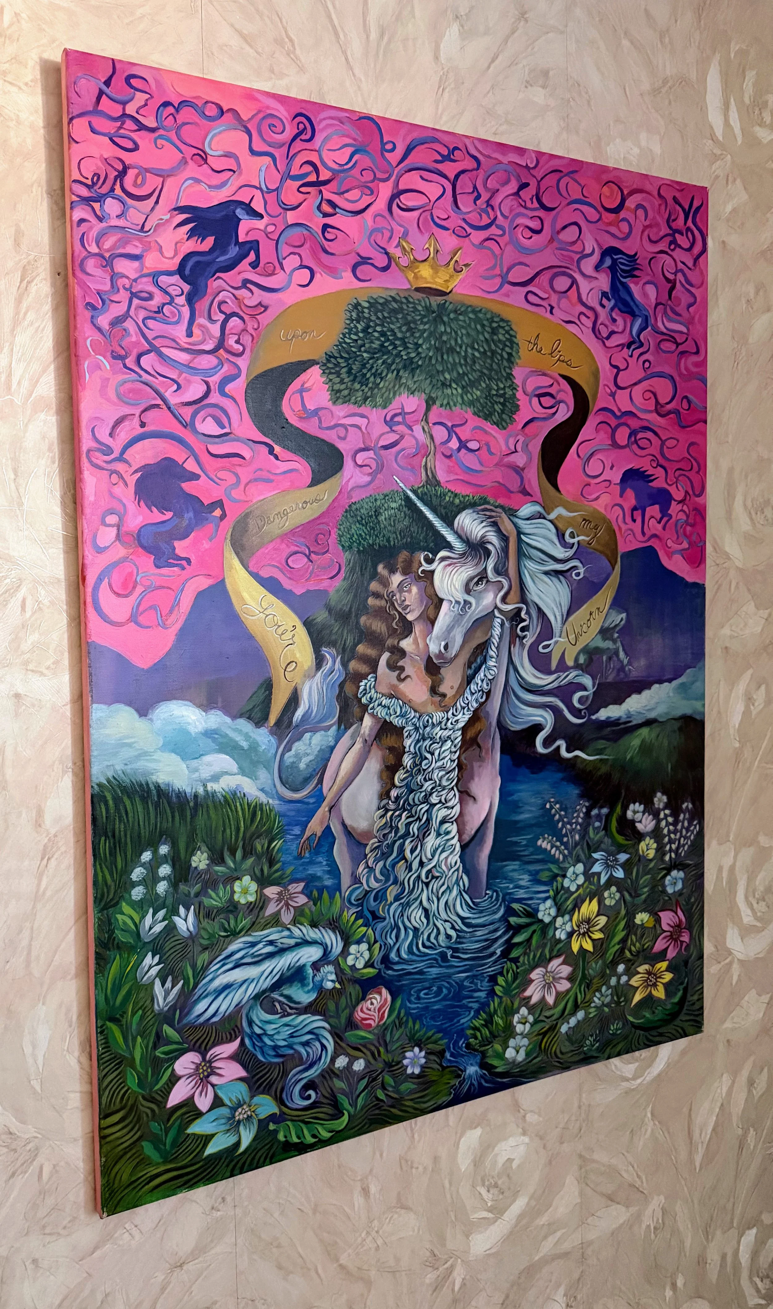 Dangerous unicorn artwork profile left side.jpeg