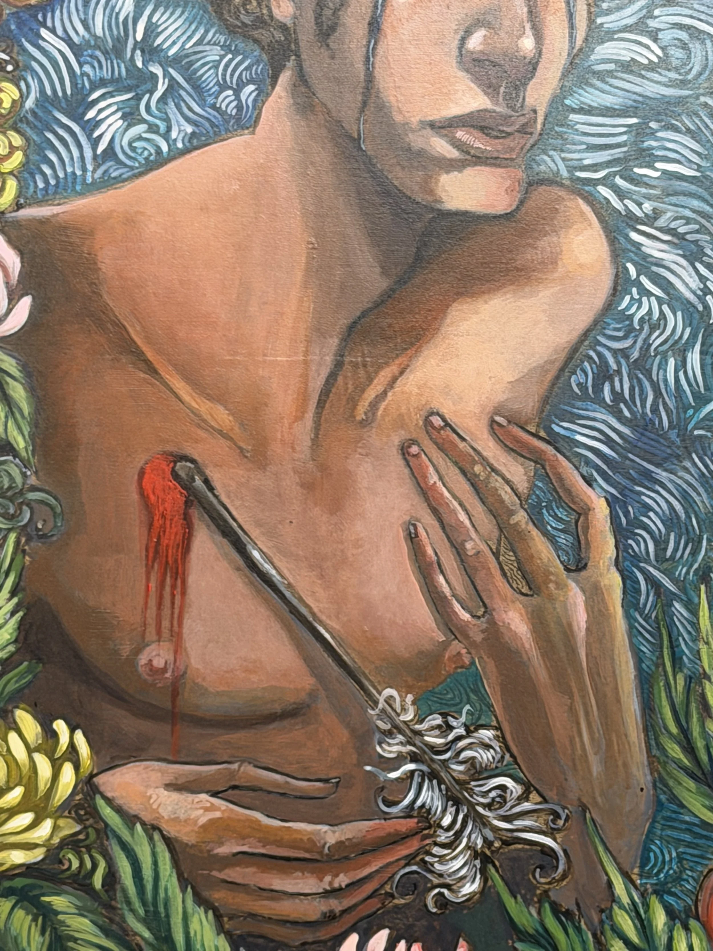 Saint Sebastian awakens detail 4.jpg