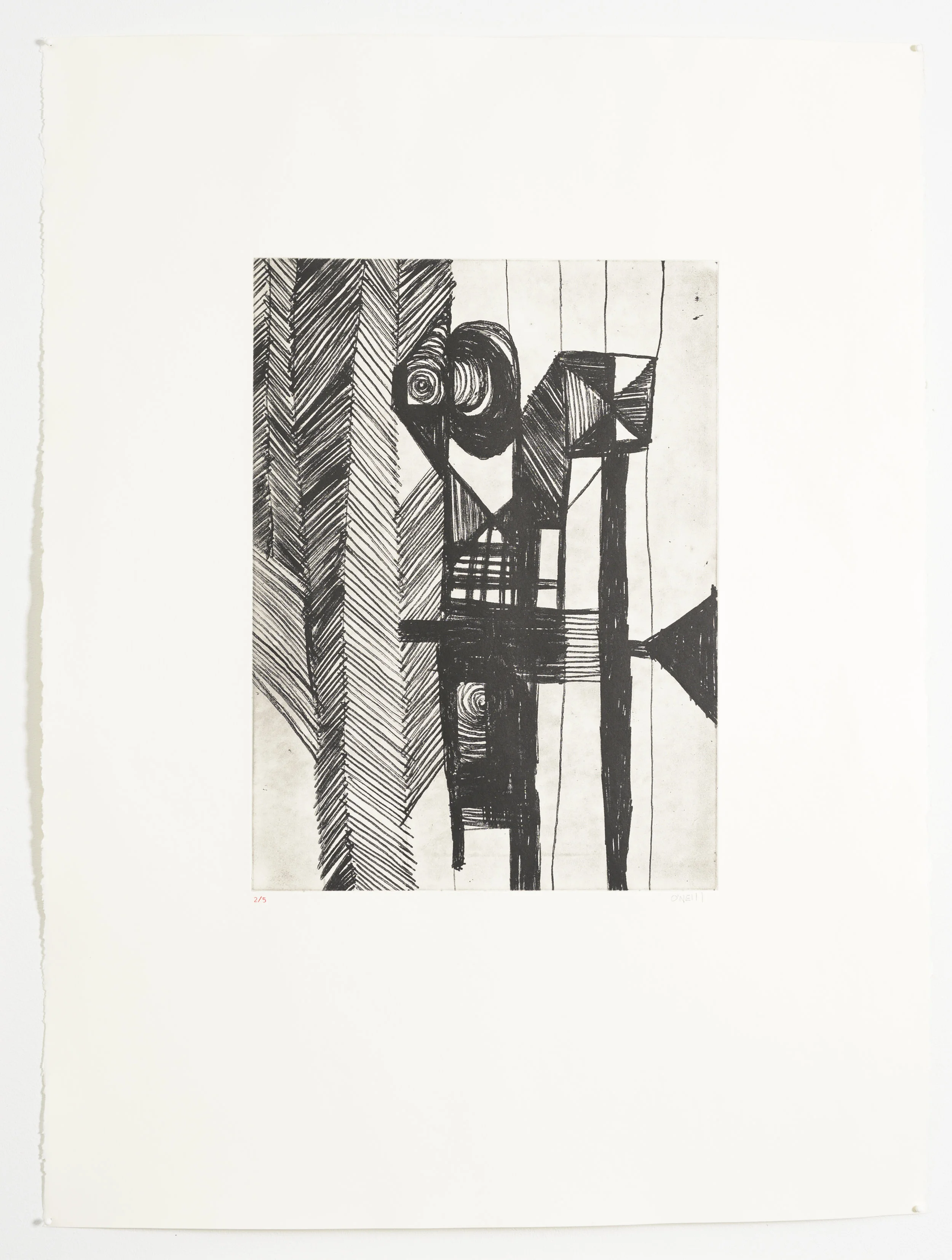 Telephone Print Series, 2018 Edition of 10 solar plate prints Image is 16 x 24”