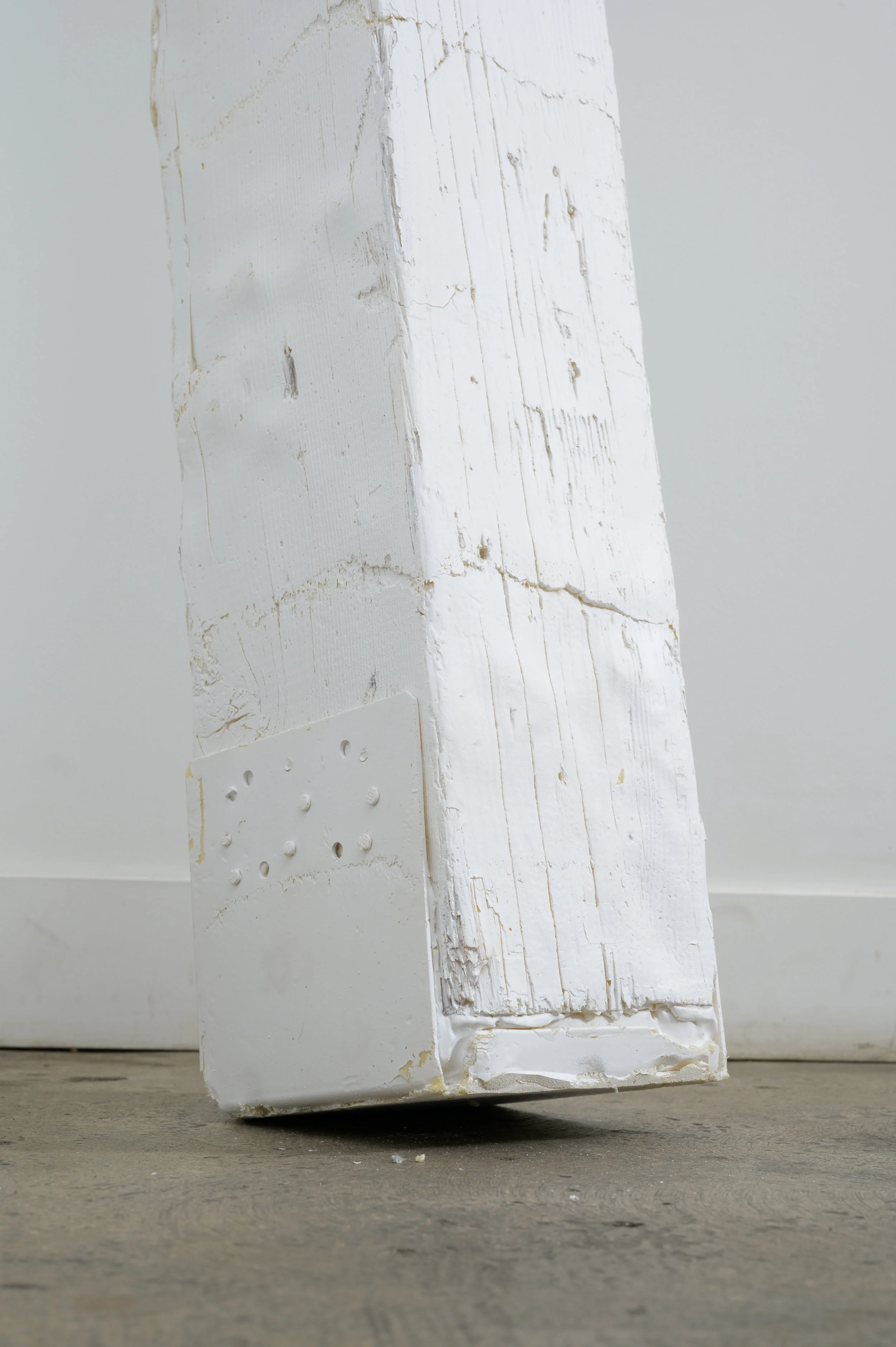 Column Cast detail 2019 Foam, paint, plastic 7.25 x 7.25 x 120”