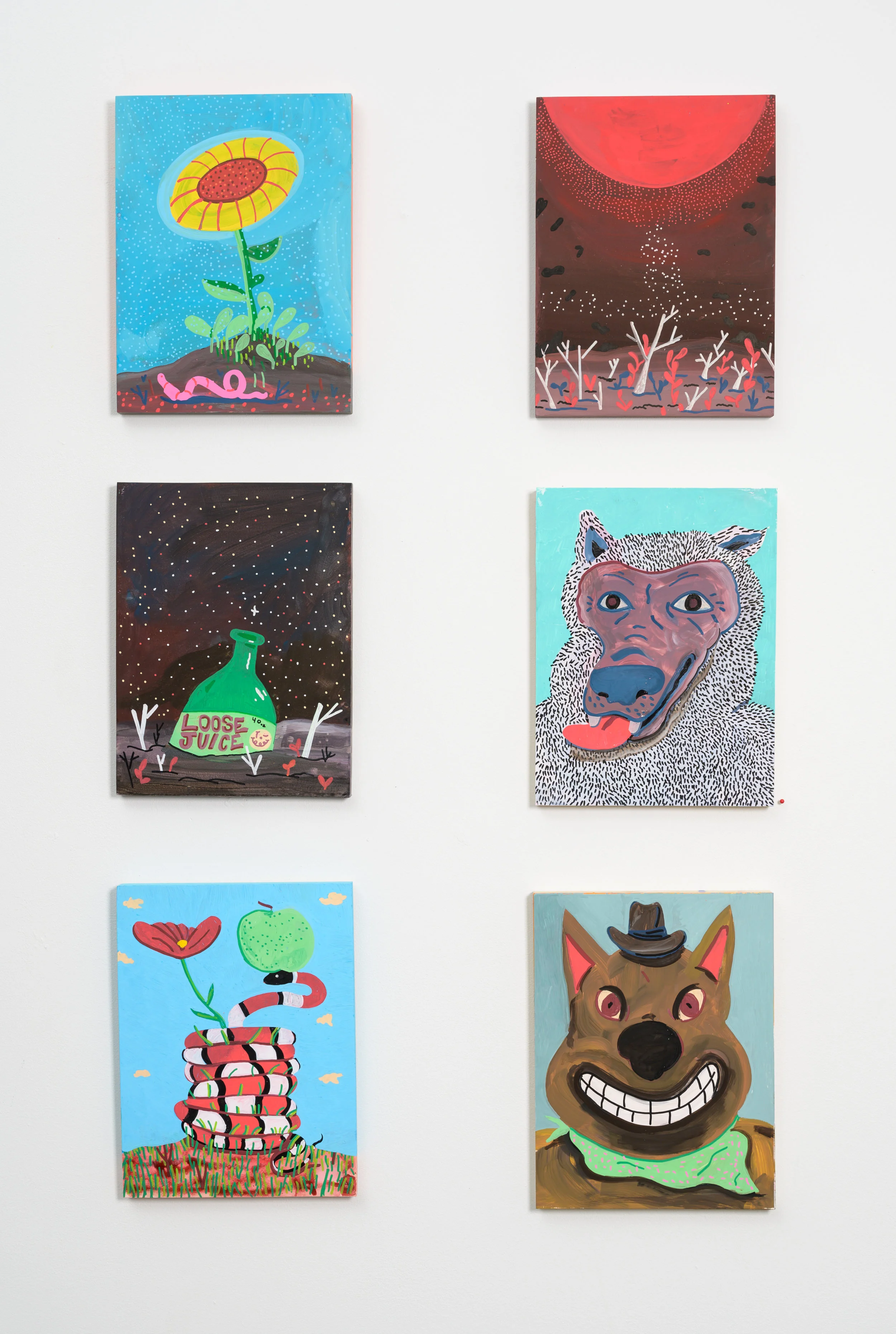 Studies, 2019 gouache on panel 9 x 12” Inquire lanemeyerprojects@gmail.com for more information