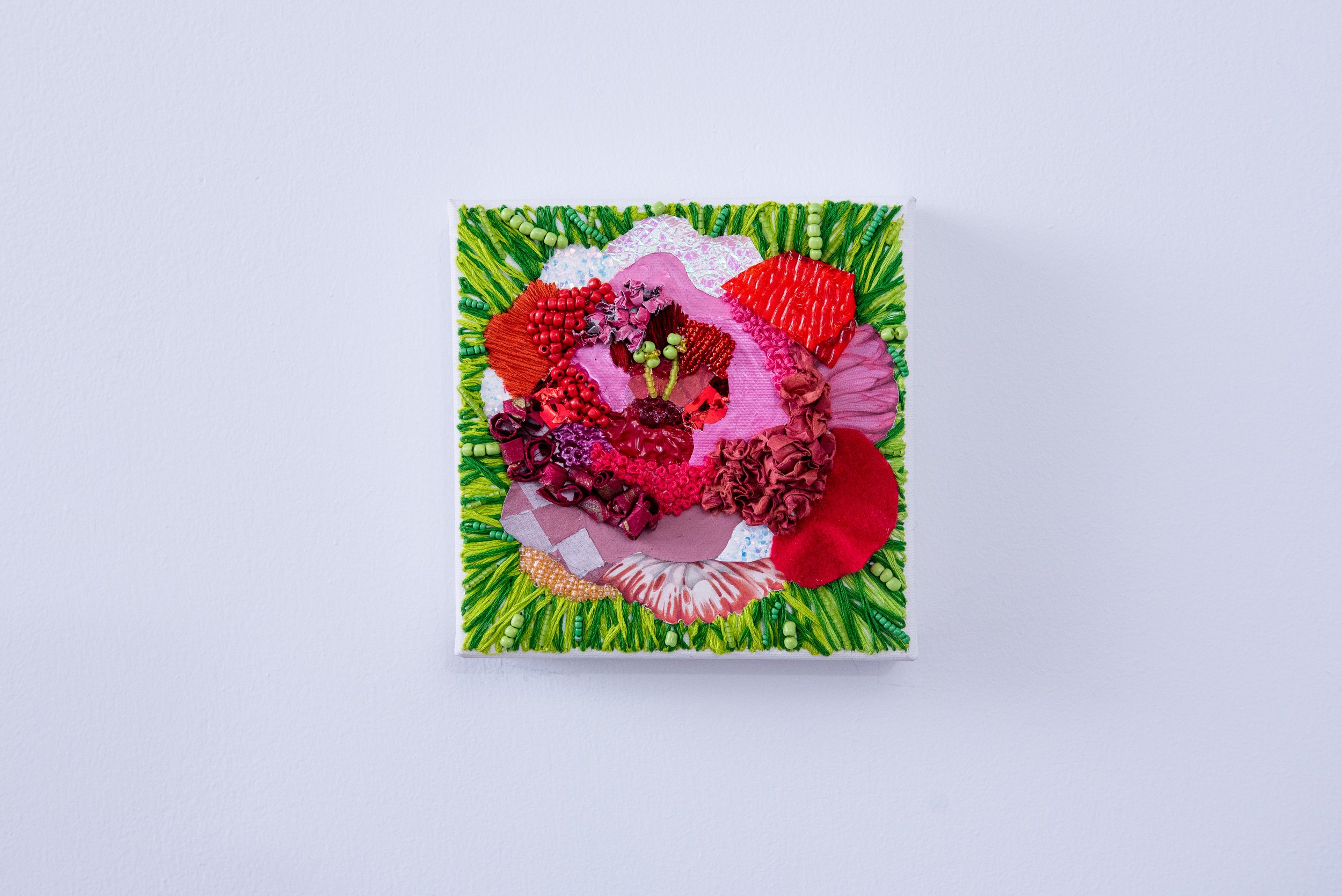 Francesca Lipinsky Degette, 'Ultra-Processed', 2025, Mixed Media, 6 x 6 in. ; Curated by Mansour Al-Amin