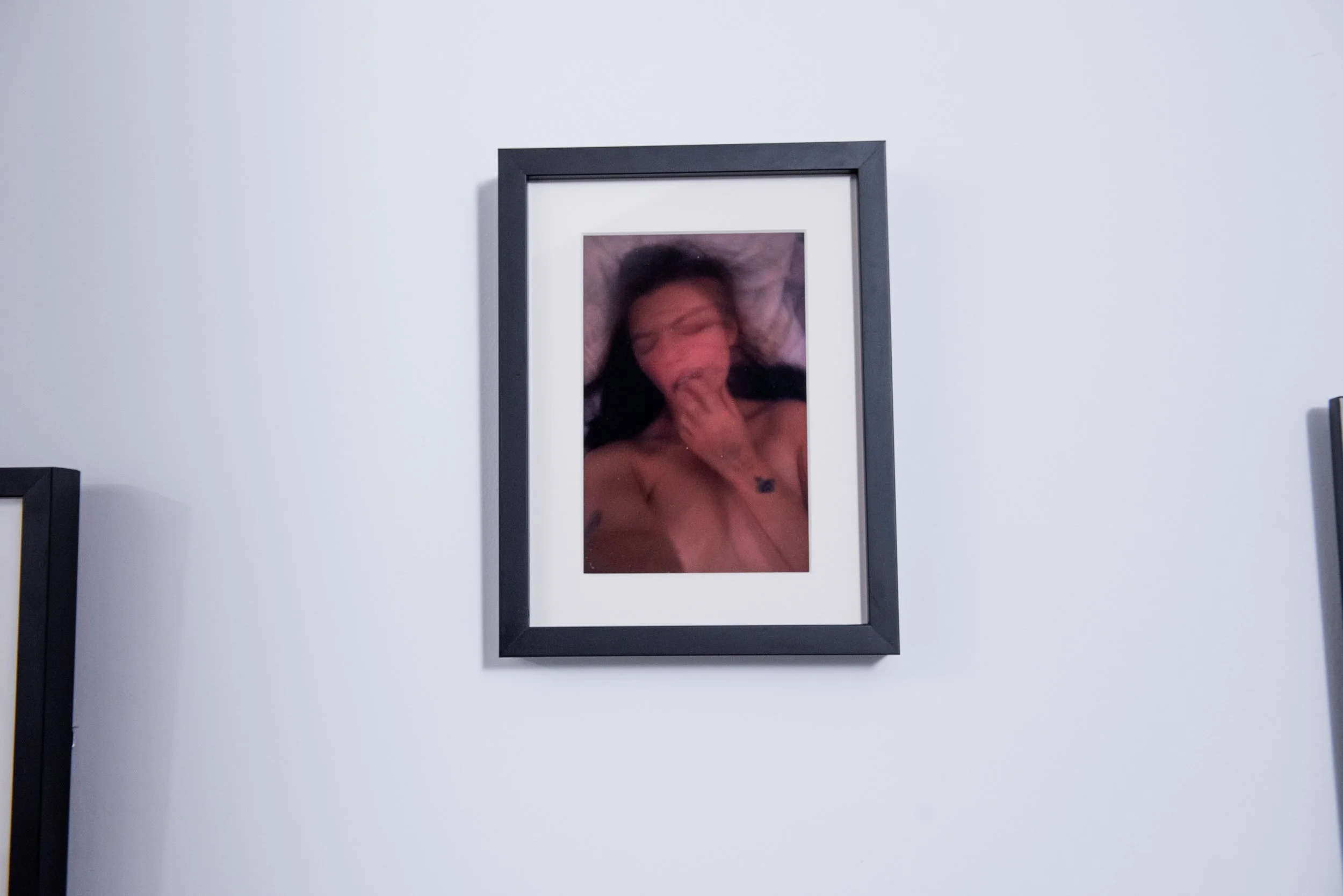 MaryV, 'MaryV Laying In Elenn's Bed.', 2023, Epson Print, 6 x 9 in; Curated by Kiah Butcher