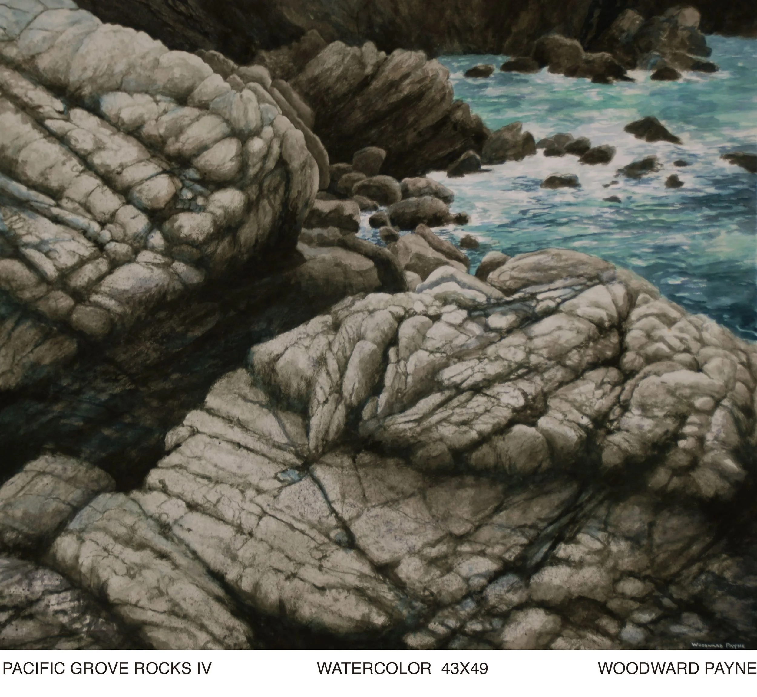 PACIFIC GROVE ROCKS IV 43X49 watercolor_3.jpg