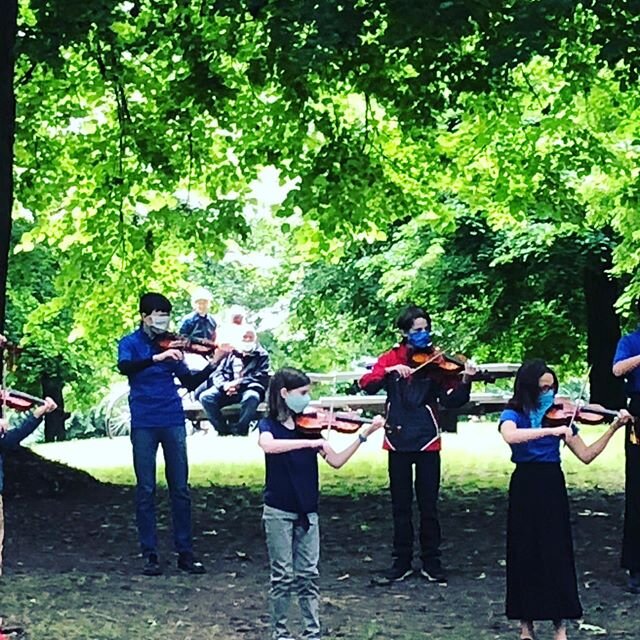 Spring group recital in Laurelhurst park!