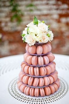 Personalized macaroons to fit your wedding color scheme.