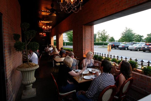 Outdoor patios. After a long winter nothing can quench our thirst quite like an outdoor patio and an adult beverage. 