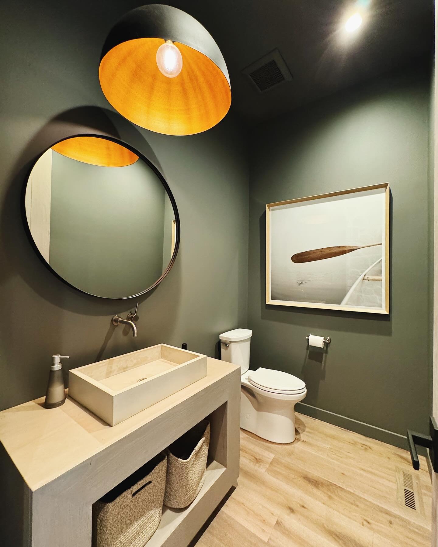 A moment for the monochromatic bathroom. #AllWaysPainting #QualityAllWays