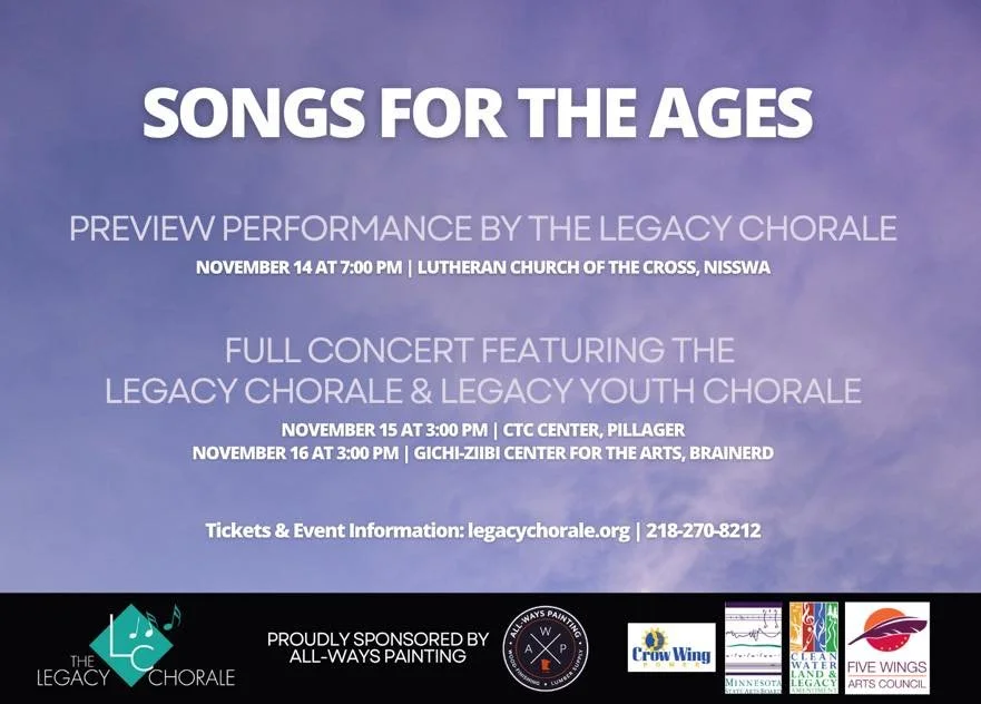 All-Ways Painting is honored to sponsor this weekend&rsquo;s performances by The Legacy Chorale and the Legacy Youth Chorale. 
We&rsquo;re proud to support local talent, invest in the next generation, and celebrate the voices that inspire our communi