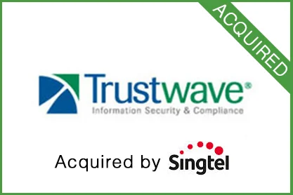 Sold to  Singtel     Leading provider of on-demand data security and PCI compliance software