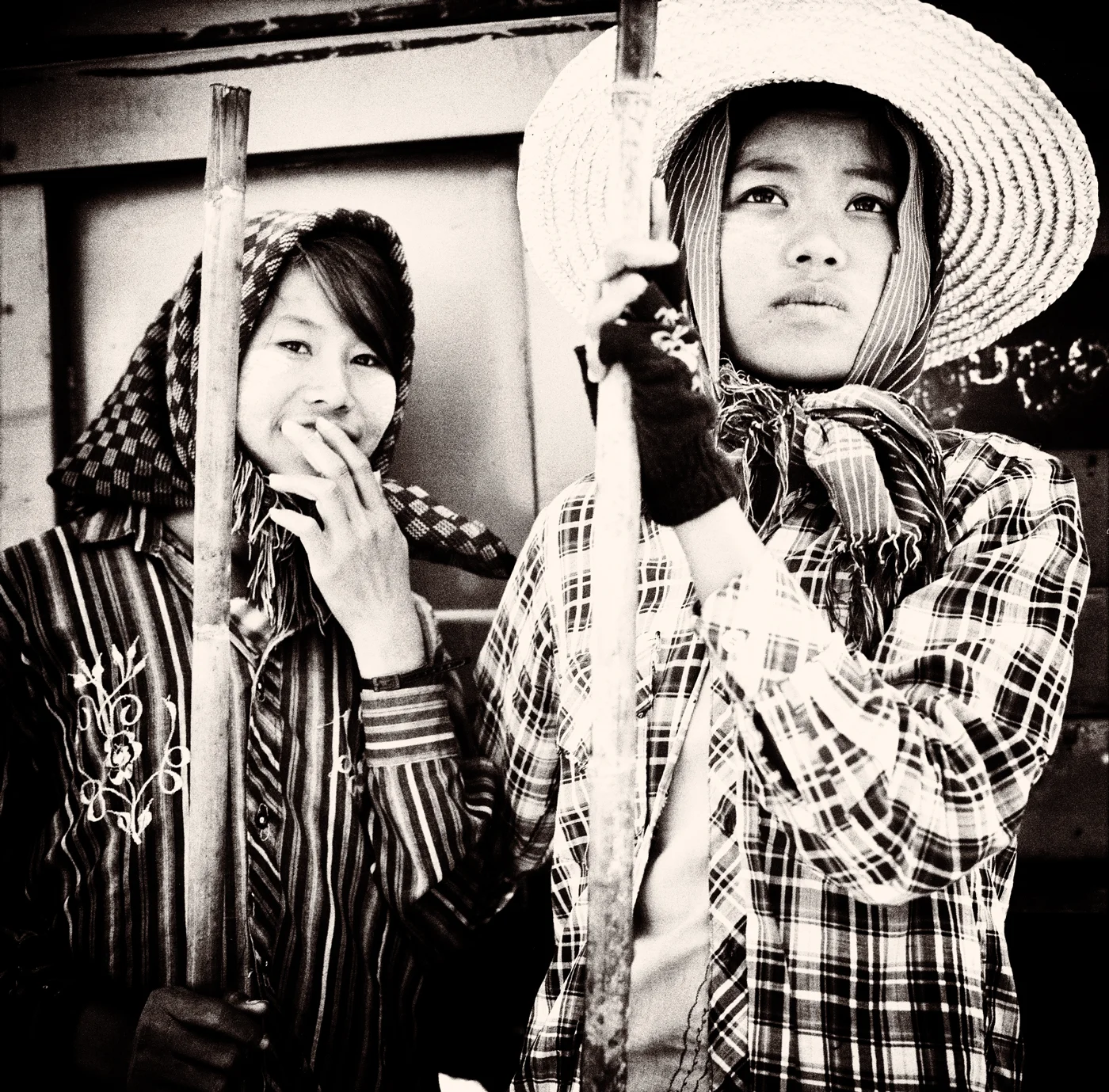 Roadworkers, near Hsipaw. Burma.