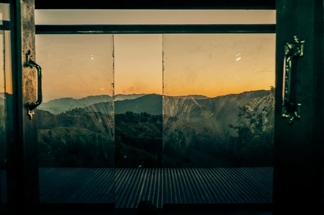 View from the restaurant, Burma