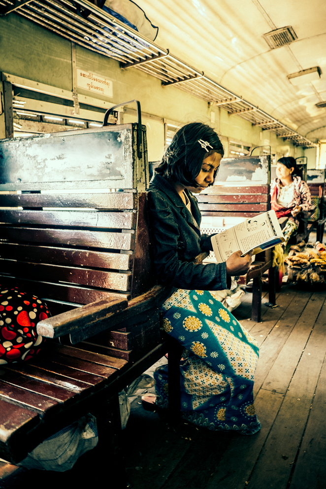Trainride in Burma
