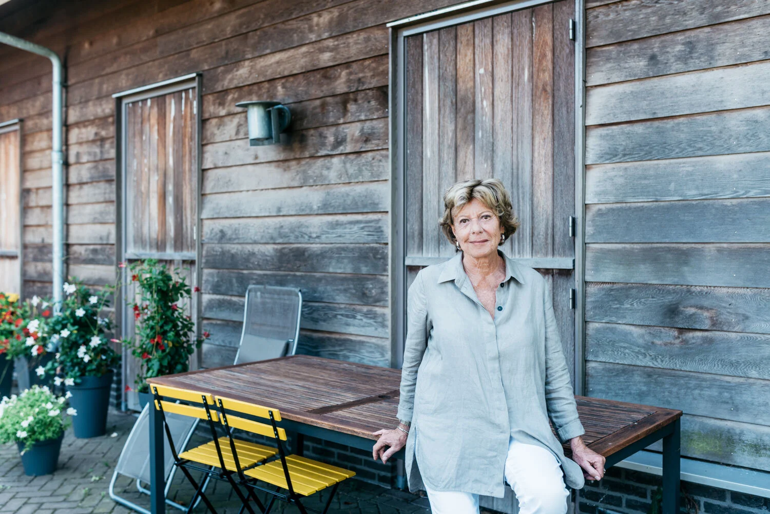 Portretfoto’s van Neelie Kroes. Gefotografeerd voor Management Scope