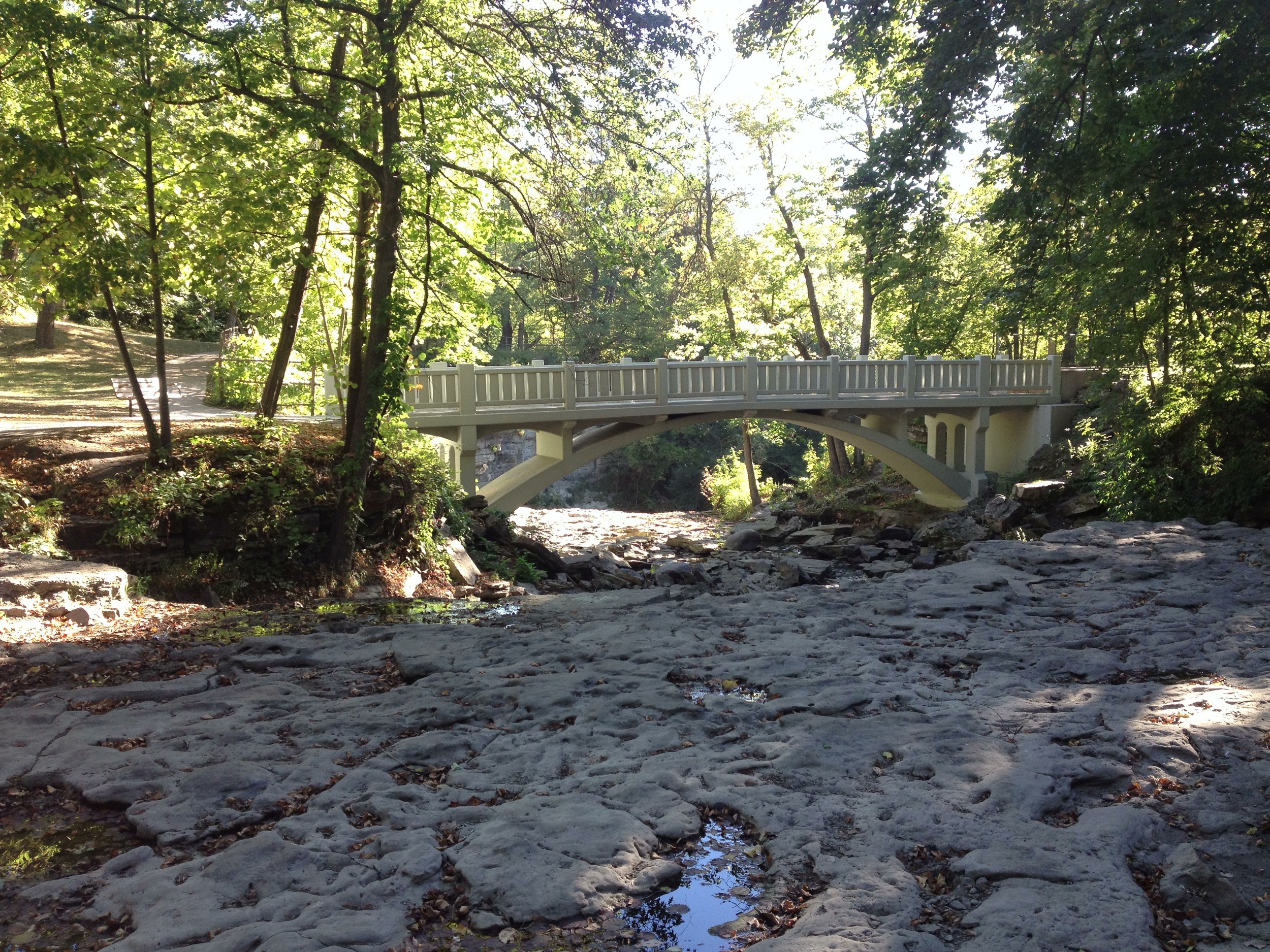  The river was dry when I went in the fall. Not a very inspiring sight.&nbsp; 