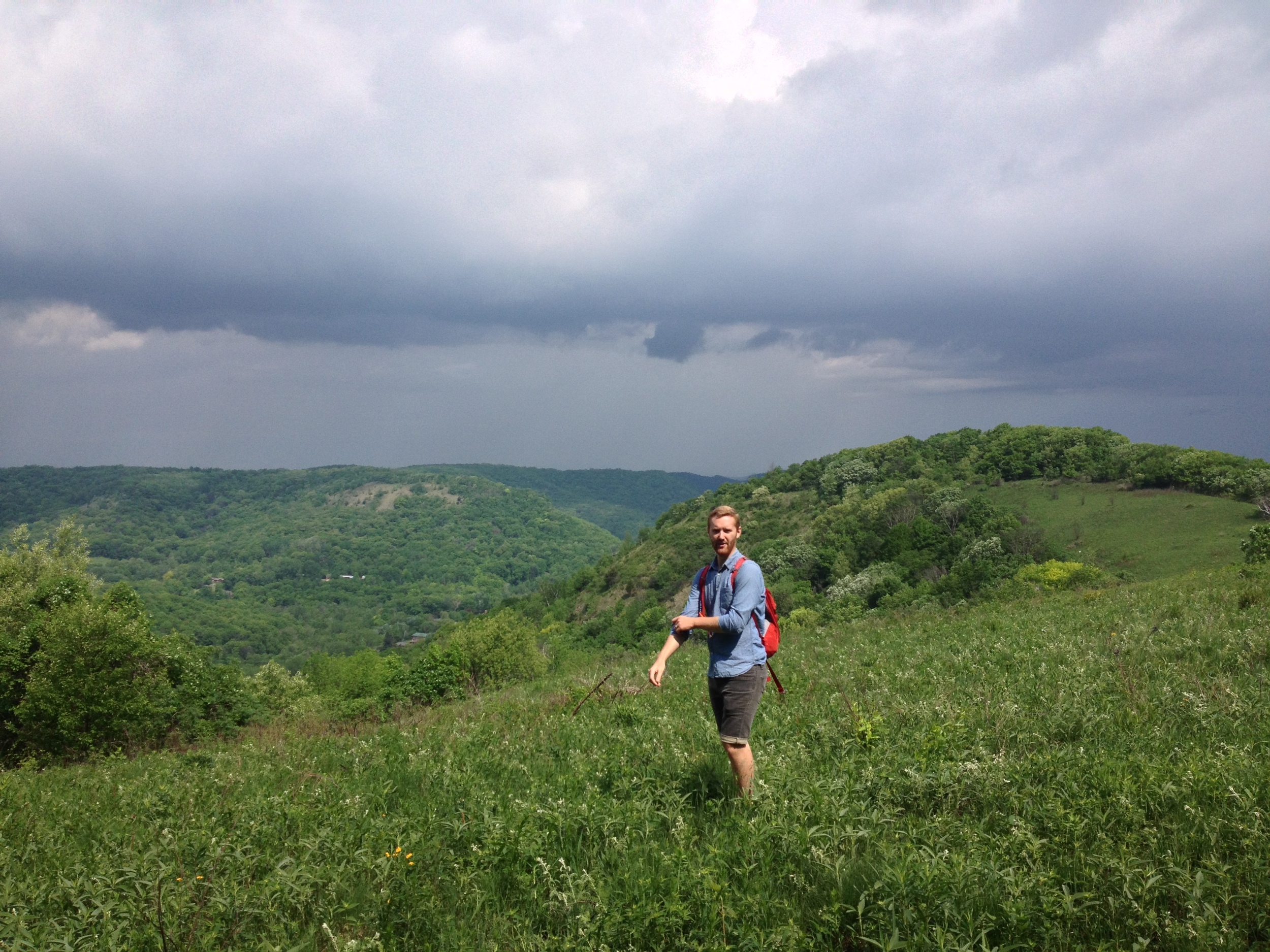 On top of King's Bluff