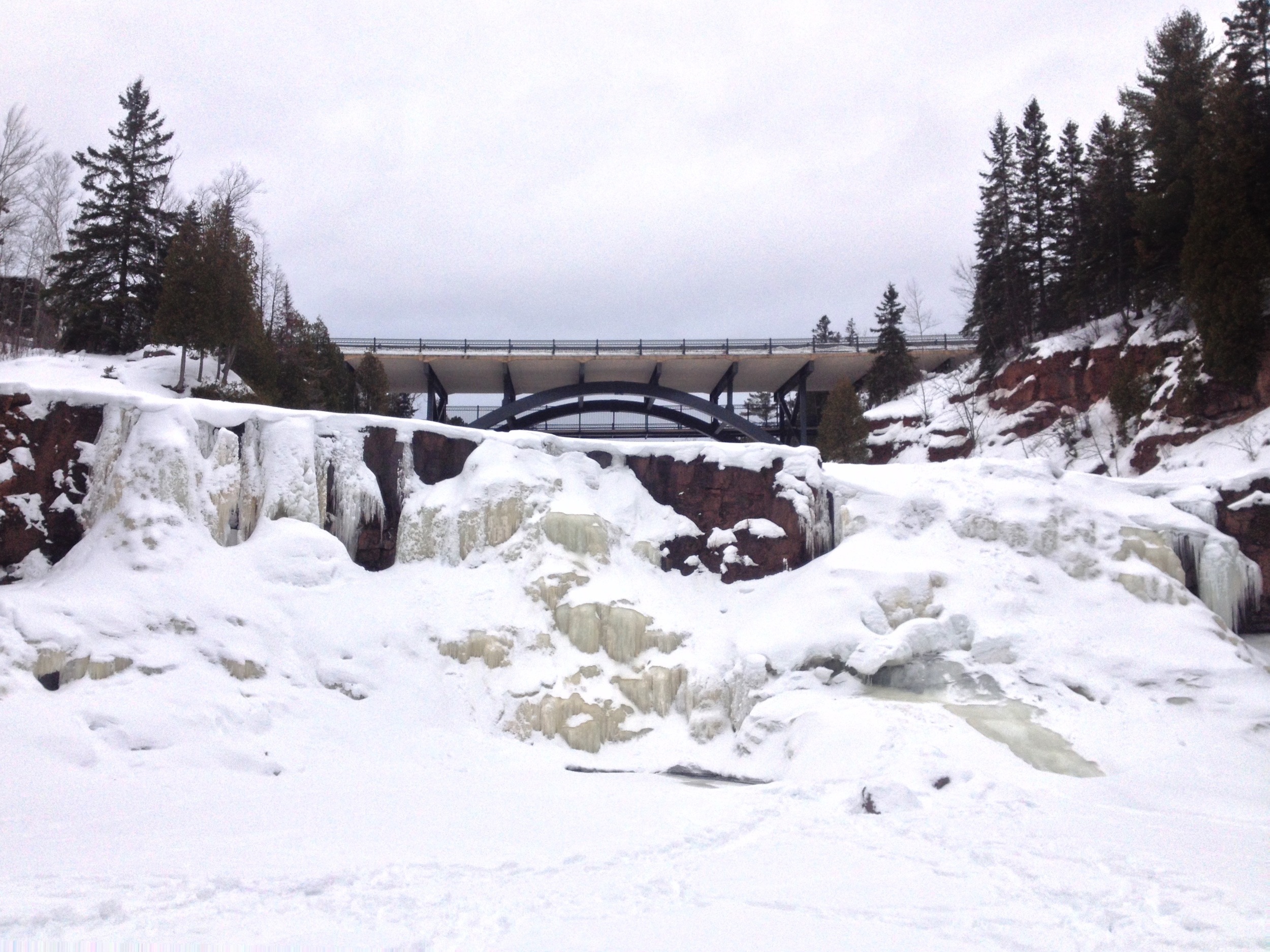 Gooseberry Falls Frozen