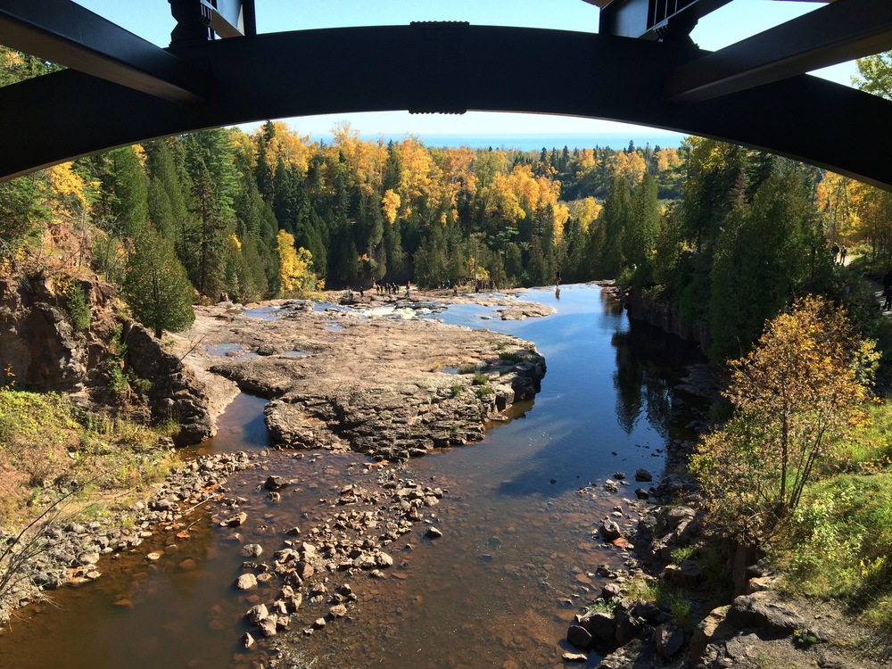 Gooseberry Falls in Fall