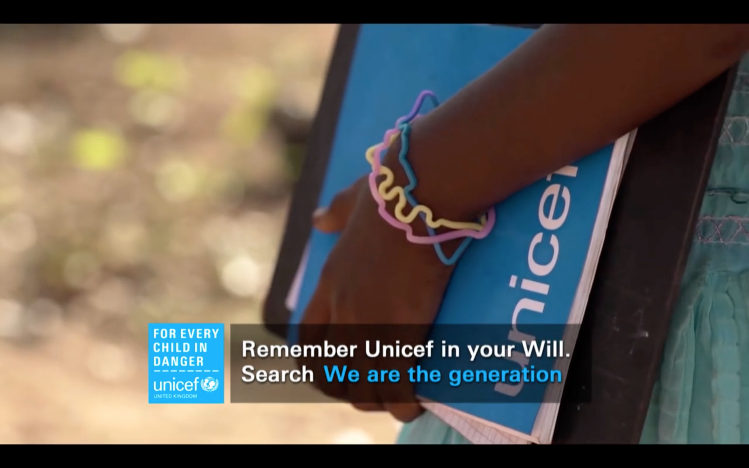 UNICEF - We Are The Generation (TV Campaign)