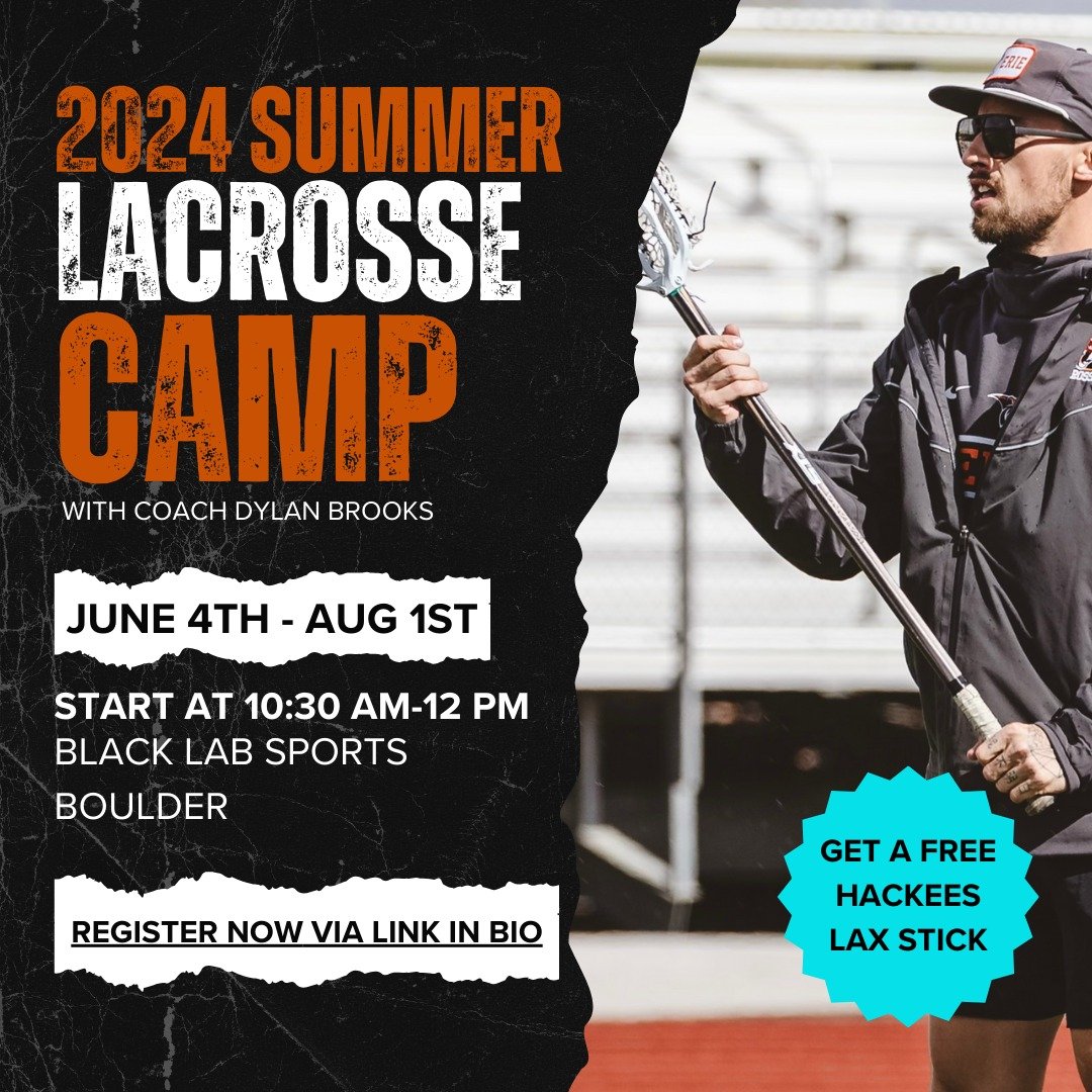 All athletes get a free stick from @hackeeslacrosse 

Join Coach Dylan twice a week this summer to sharpen your speed, strength, and lacrosse skills! 

Players will learn sports specific workouts with proper form and control, gain confidence in the g