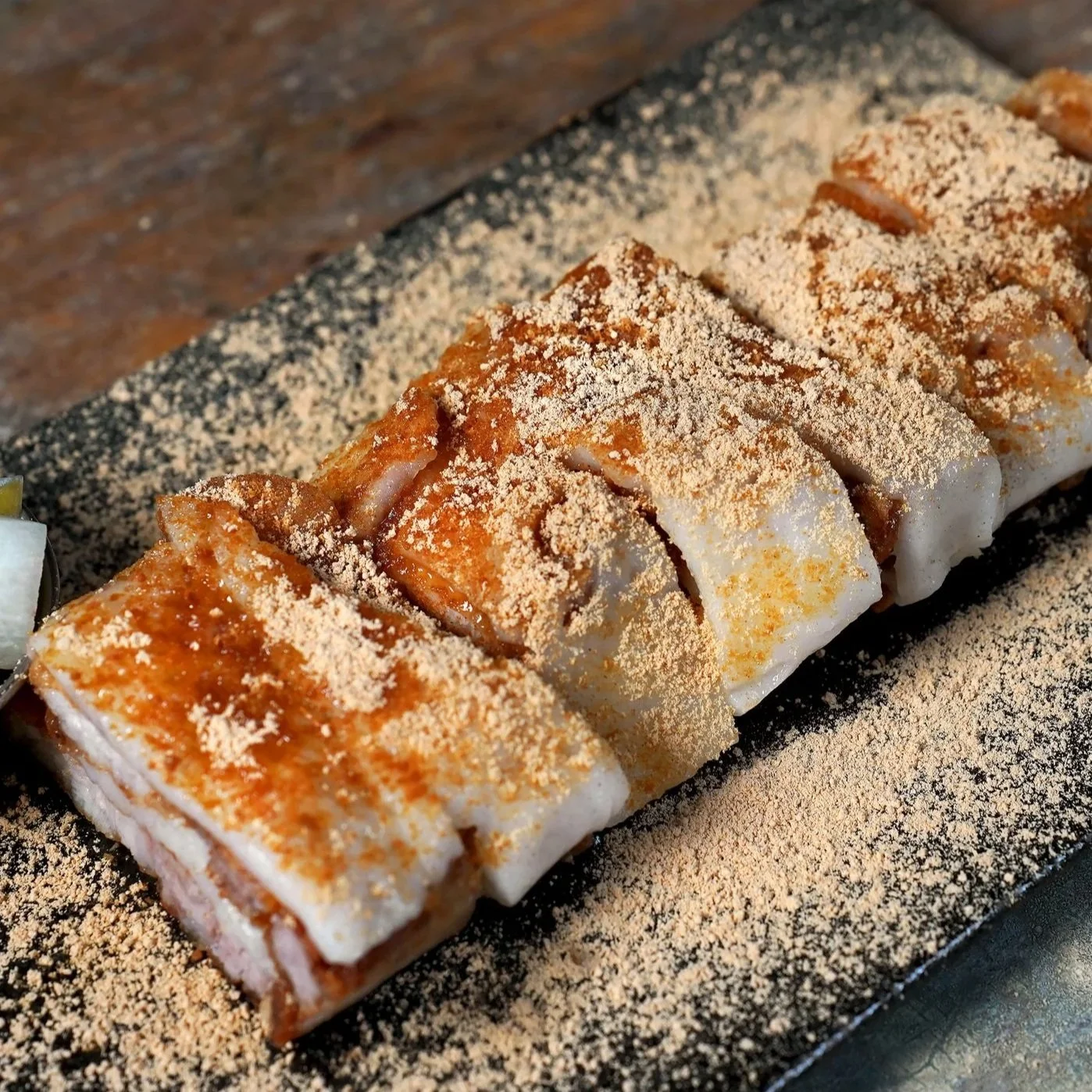 Pork Belly Rice Crepe Wraps