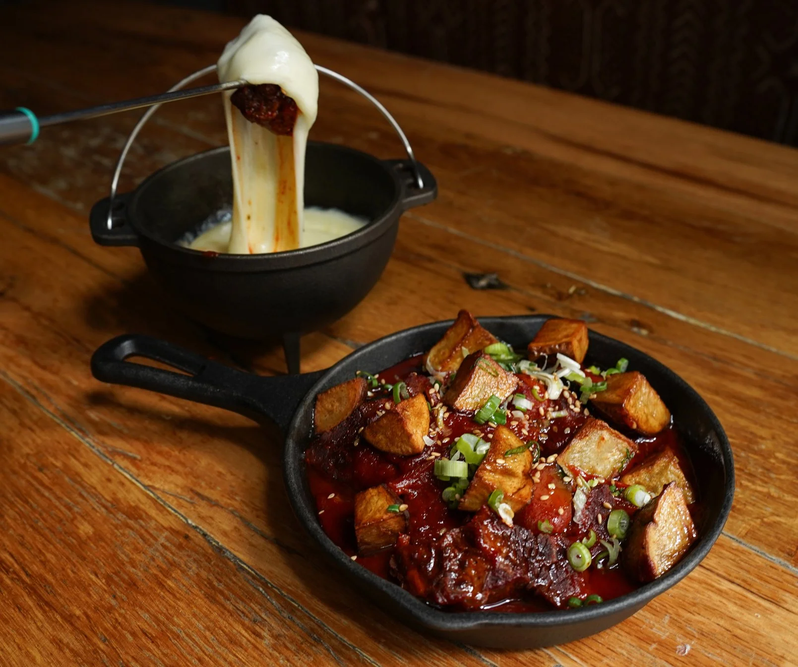 Spicy Short Rib with Cheese Fondue $37.95
