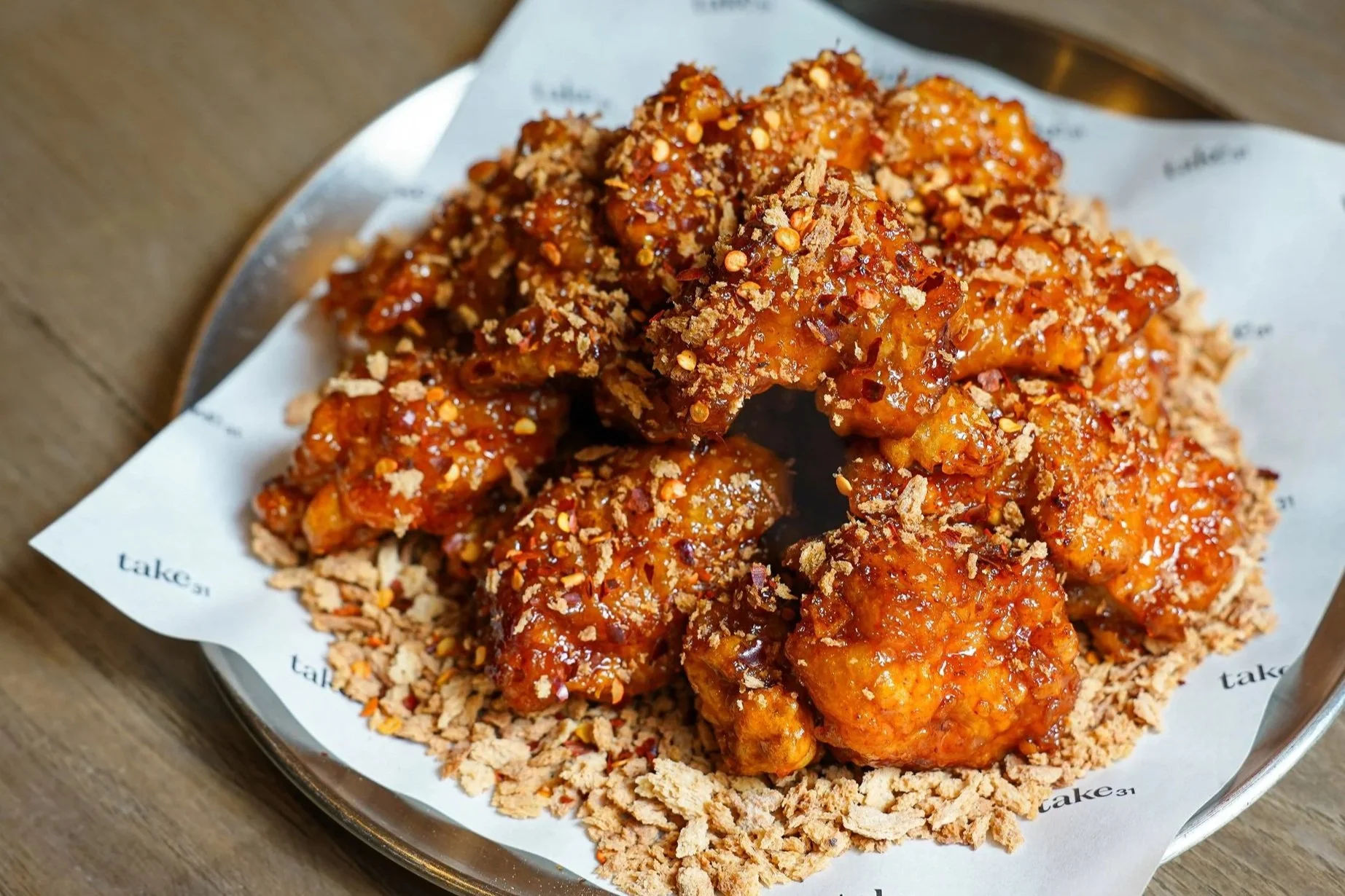 Garlic Crusts &amp; Spicy Chicken $25.95