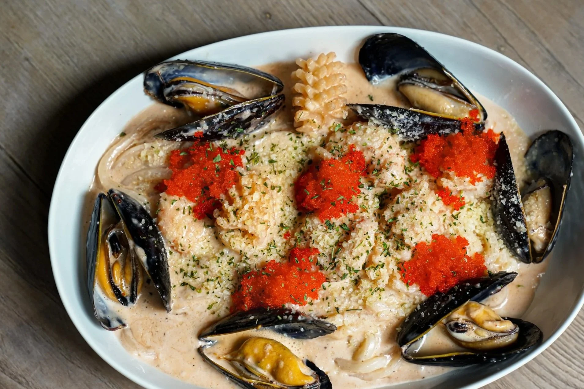 Cod Roe Seafood Udon $24.95