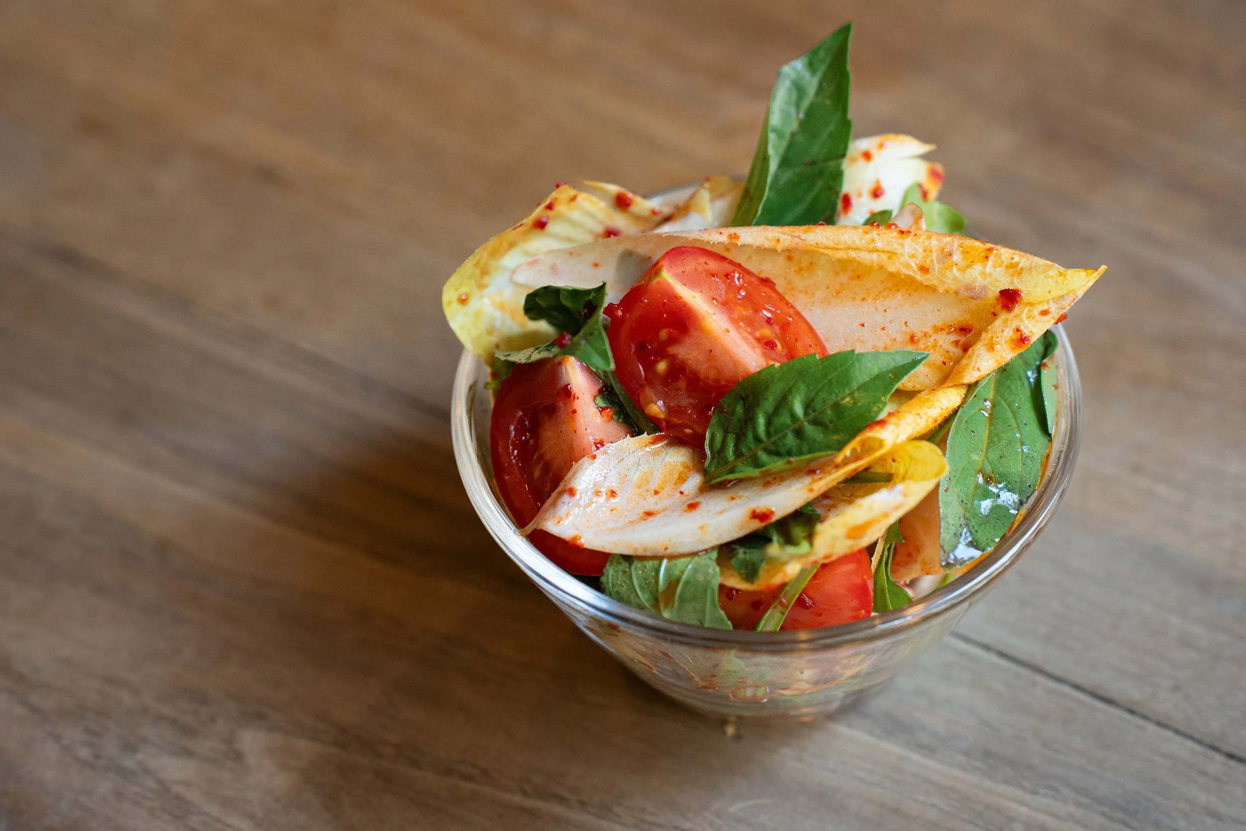 Basil Tomato Geotgeori (V) $9.95
