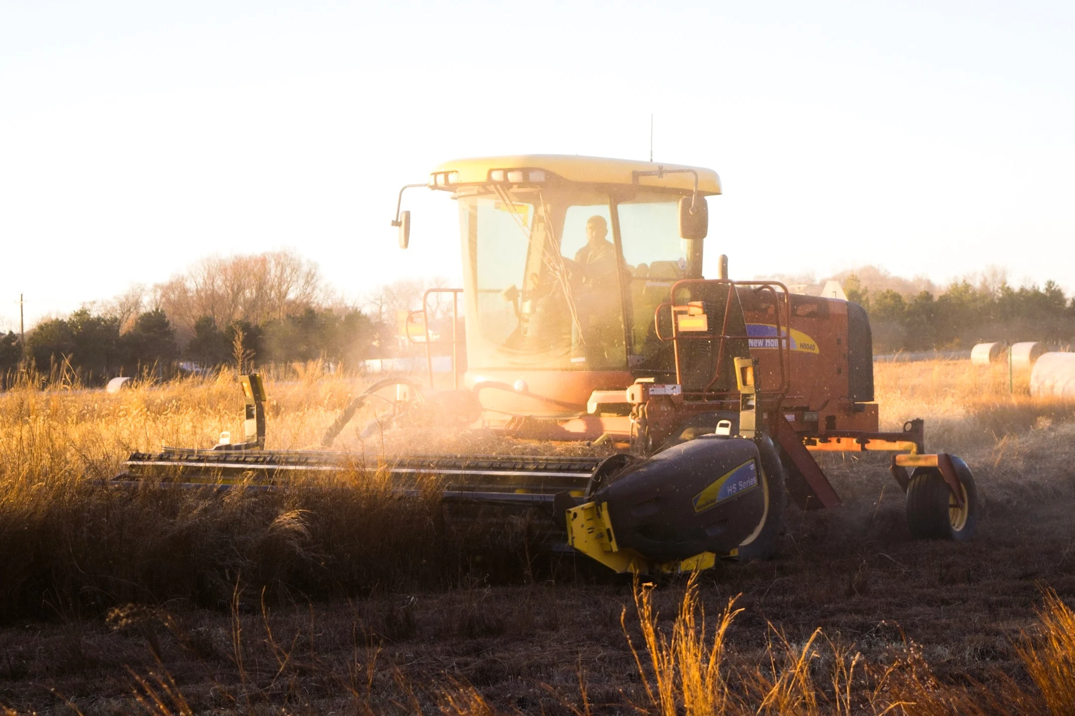 Tractor on the family farm