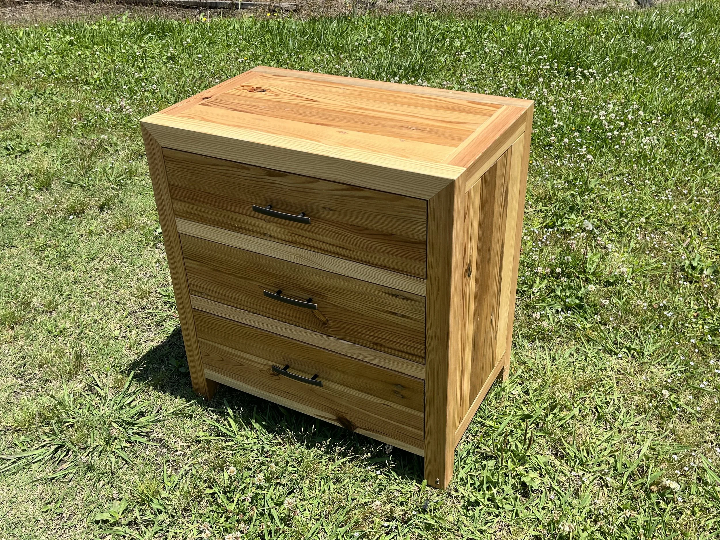 Reclaimed Pine Nightstand — Carolina Farmstead