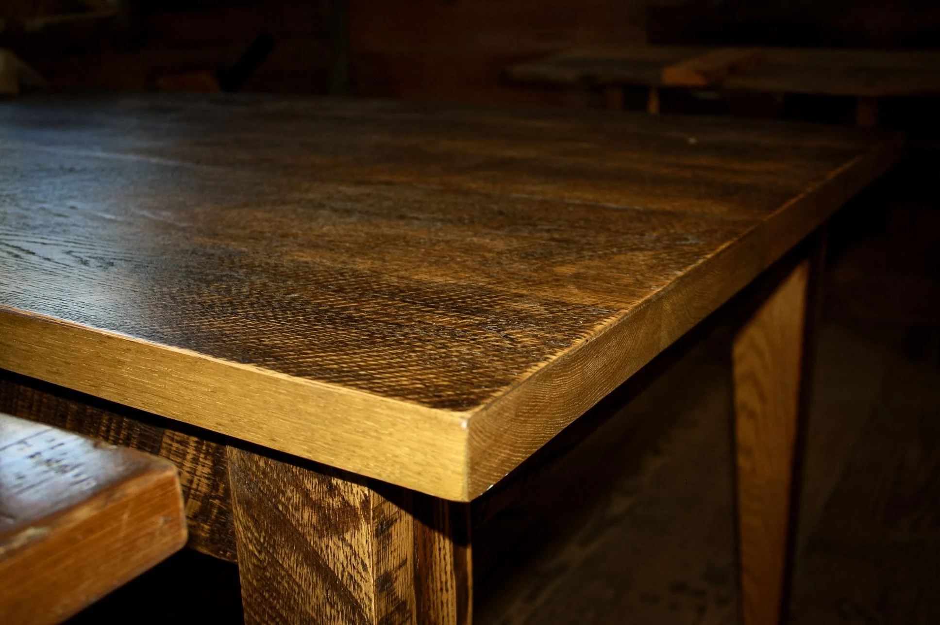 Historic District Table with Barnwood Texture