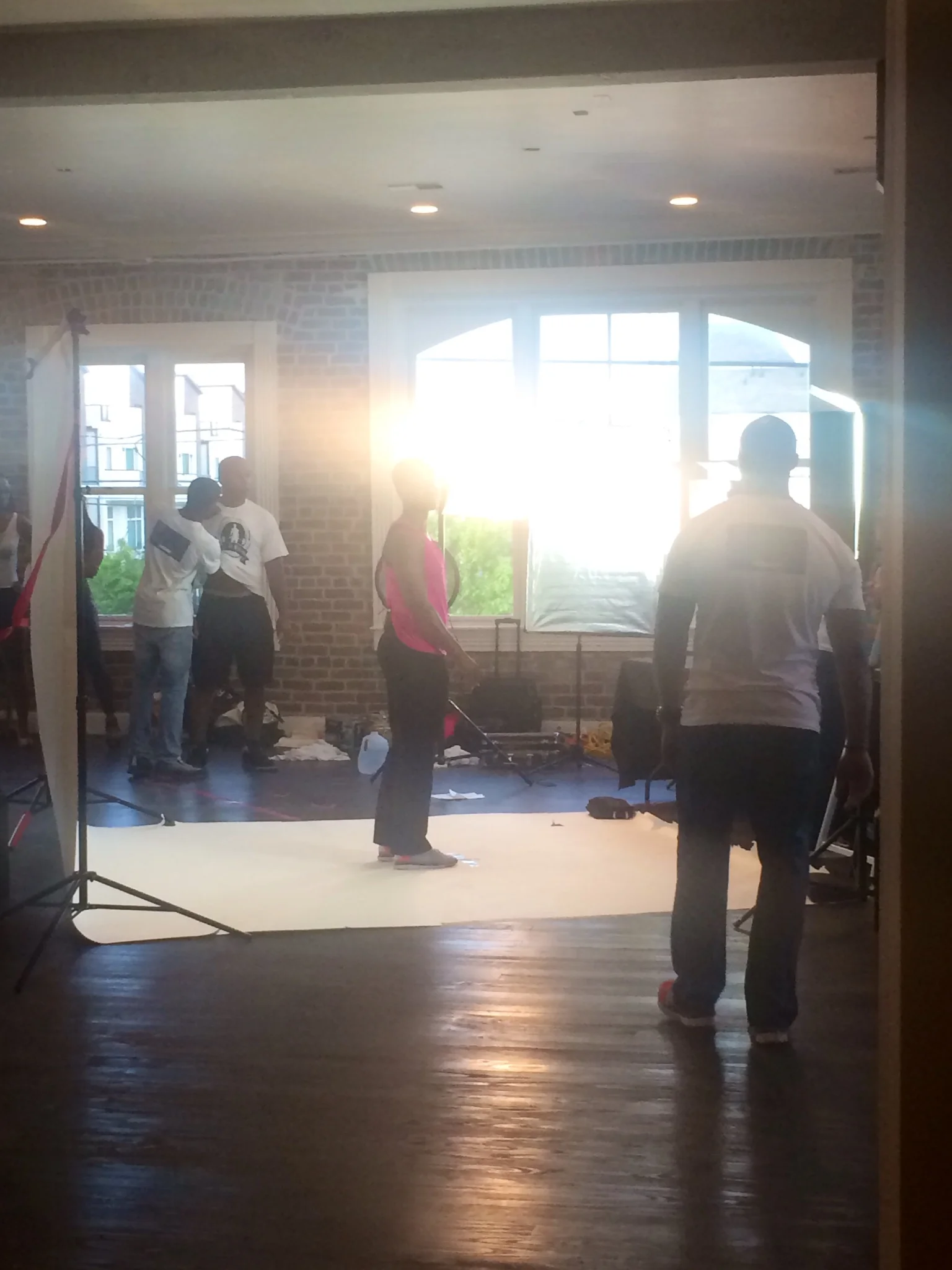 Auditioning for a Trainer role on the show...