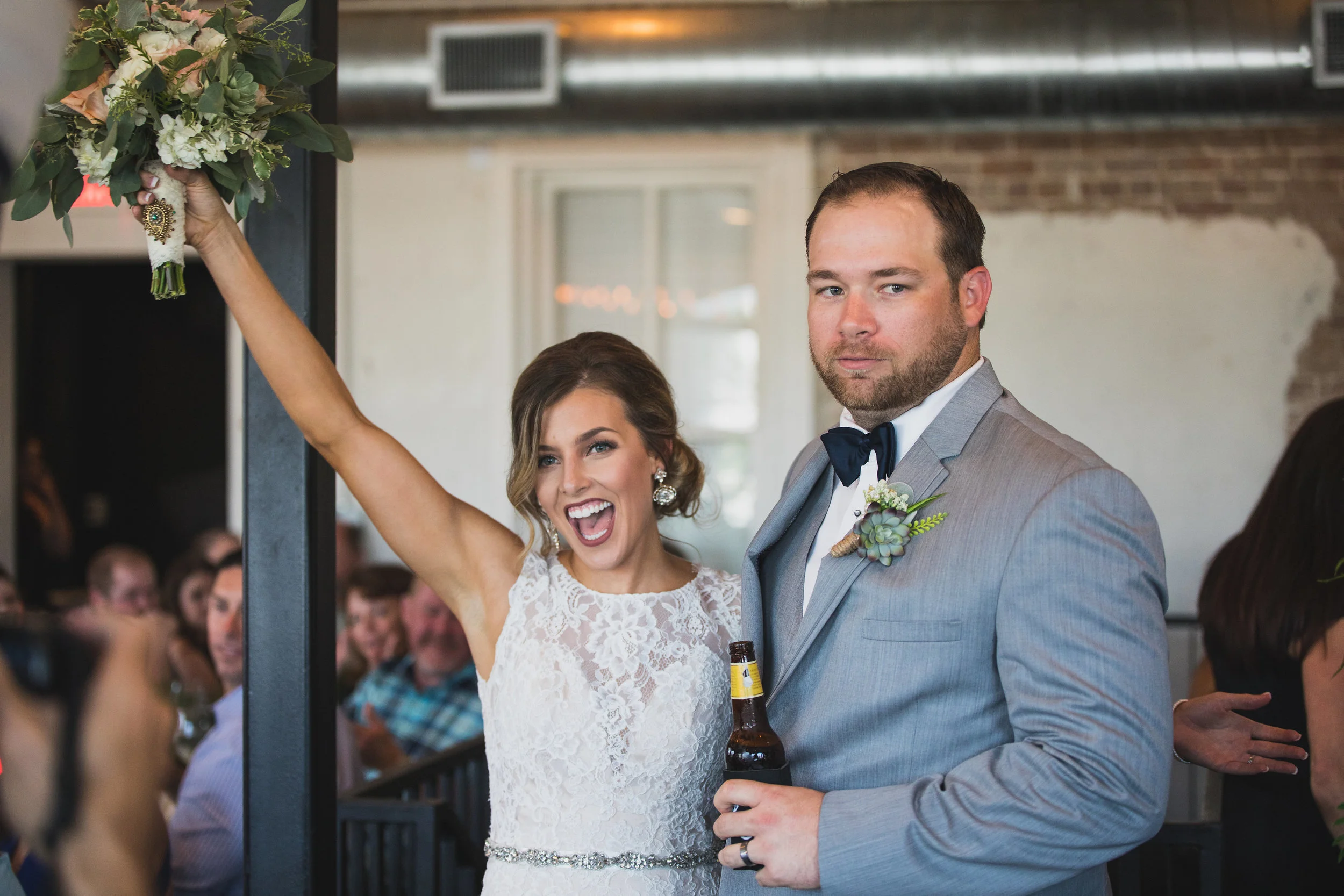 Now introducing the new Mr. & Mrs.!