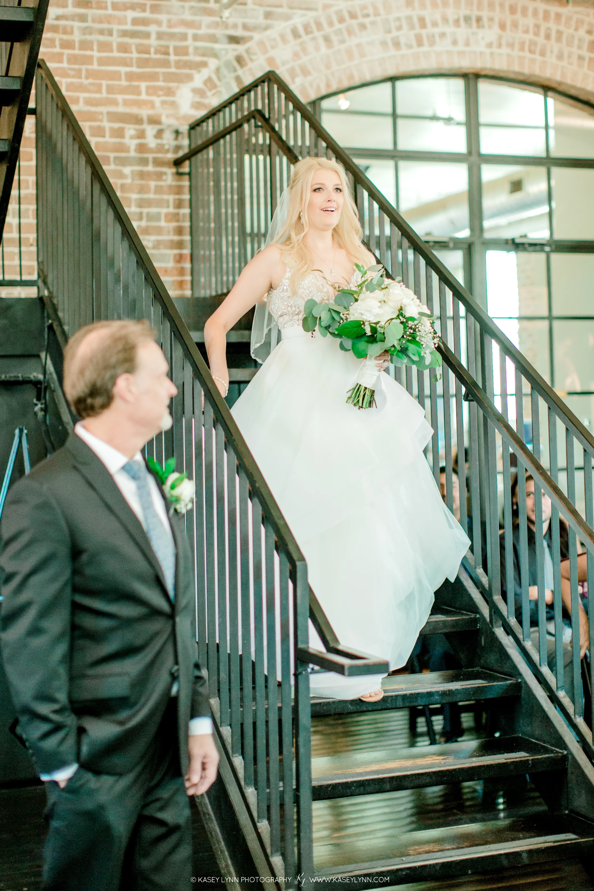 Such a sweet moment captured. Seeing her groom for the first time. 