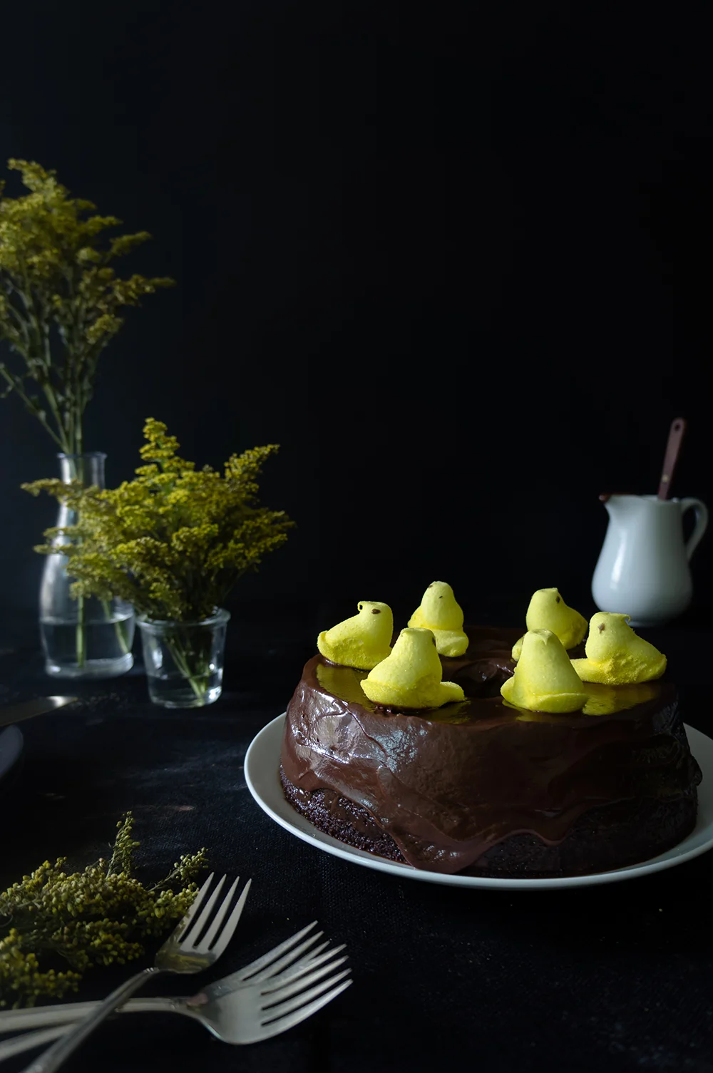 Chocolate banana cake