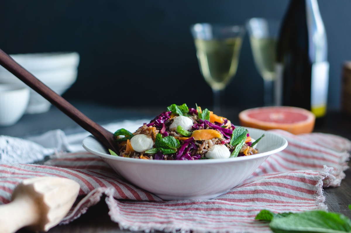 Wild rice salad