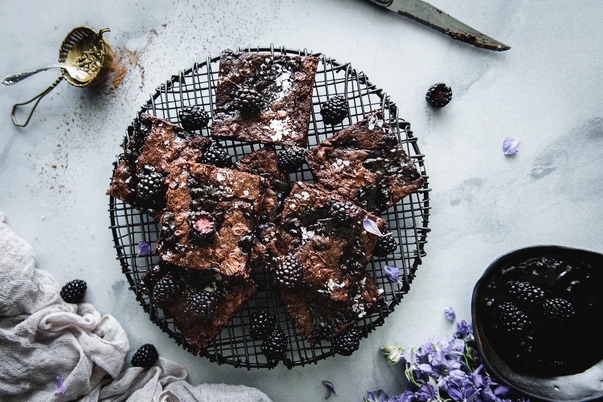Brownies made with brown sugar