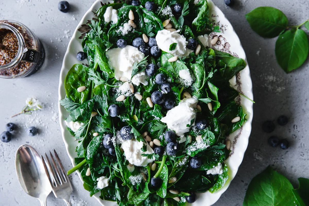Marinated Spinach salad recipe