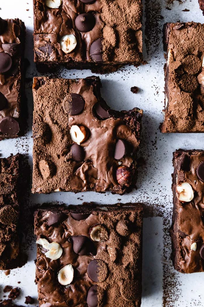 I made this brownies using the sponge cake technique