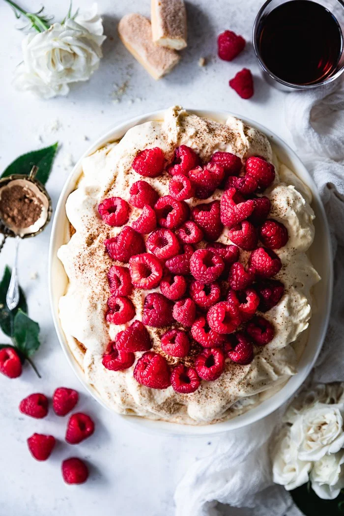Raspberry Tiramisu