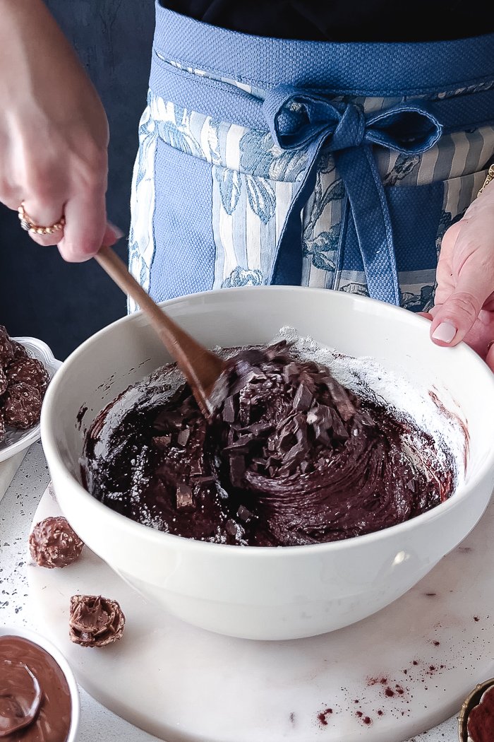 Nutella Ferrero Rocher Brownies