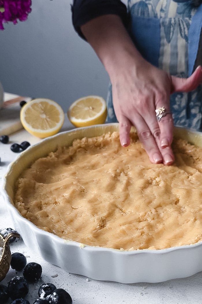 Lemon Blueberry Gooey Butter Cake