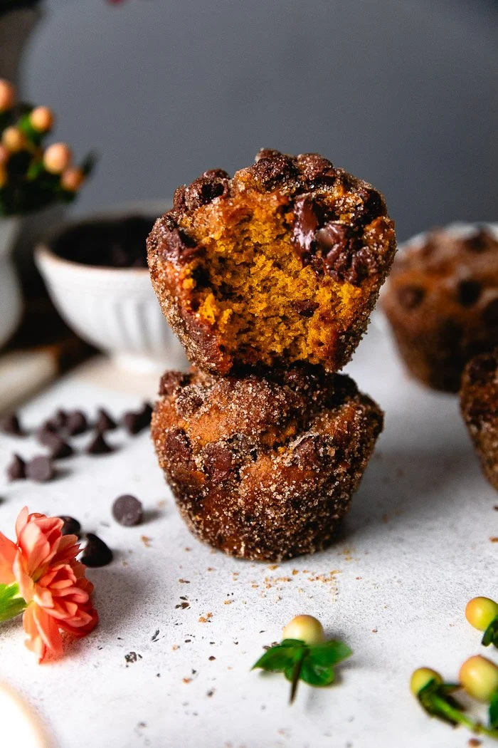 Small Batch Pumpkin Chocolate Chip Muffins