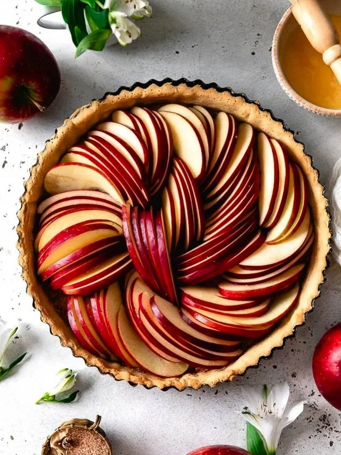 This super simple Apple Tart is one of my go-to recipes when I want something that feels a little fancy without all the effort. Flaky crust, thin apples, sugar, cinnamon, butter&hellip;.nothing complicated, just simply good! It&rsquo;s the kind of re