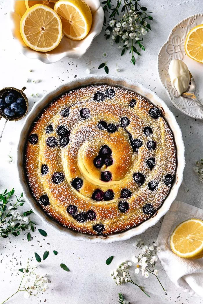 Easy Lemon Cream Snacking Cake