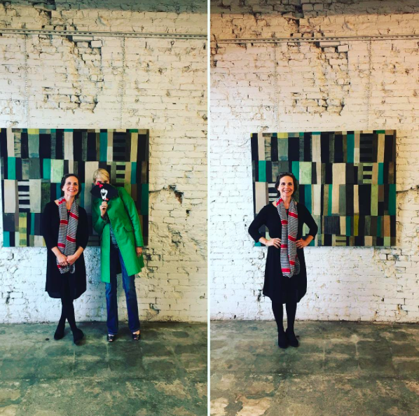 My reception at Centric Projects with Gilda's Club KC. Photo courtesy of Lynn Schultz (@scoobyinkc on Instagram)