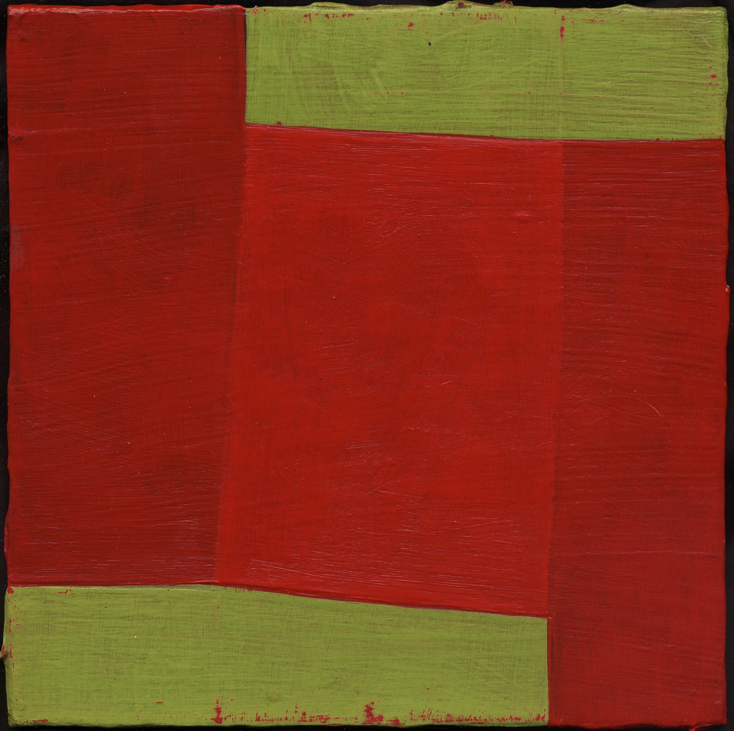 "Undiscovered Countries, #62" acrylic on board 8"x8" (framed size 20"x20") 2017
