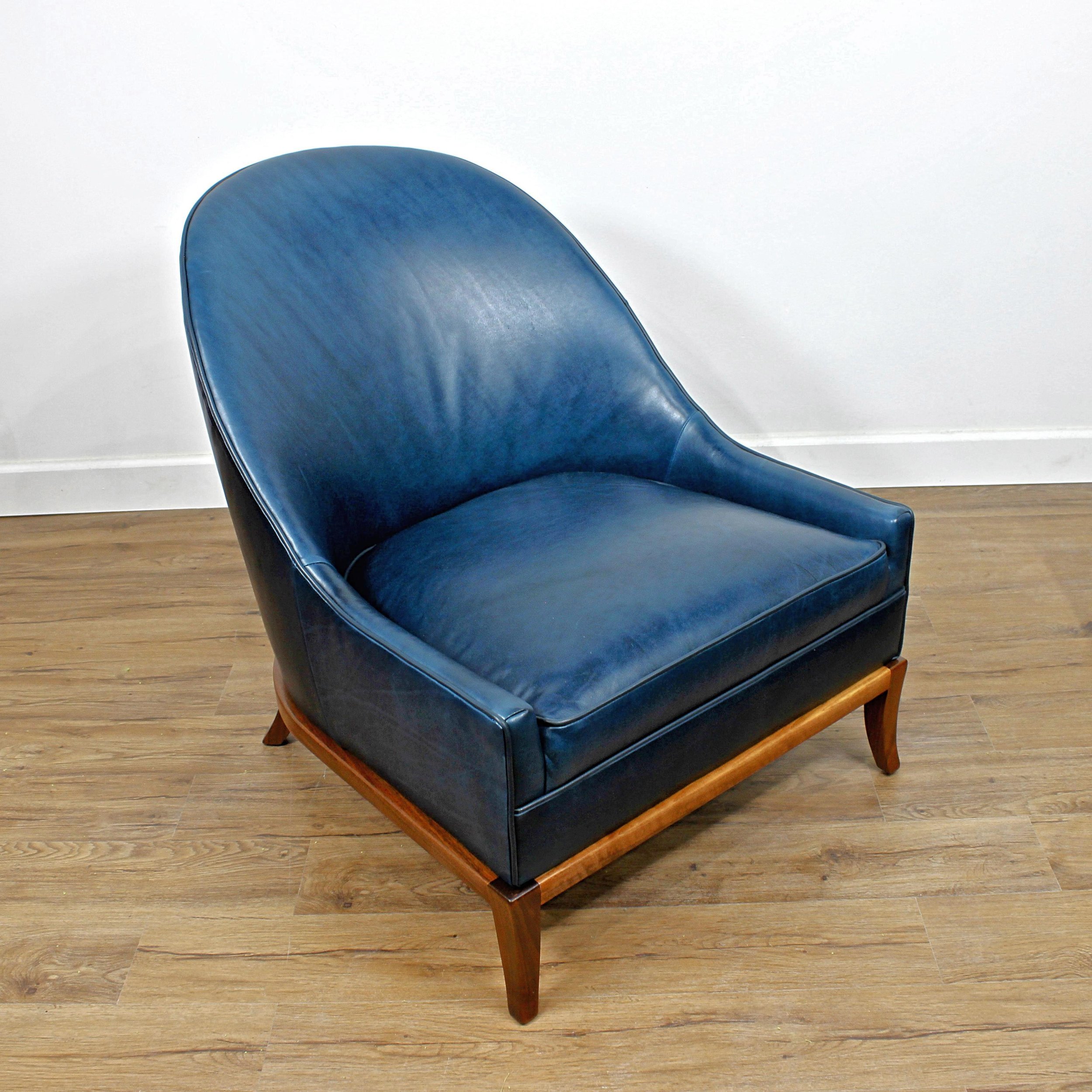 URBAGERestored 1950's Model 2043 t.h. Robsjohn Gibbings Lounge Chair and  Ottoman