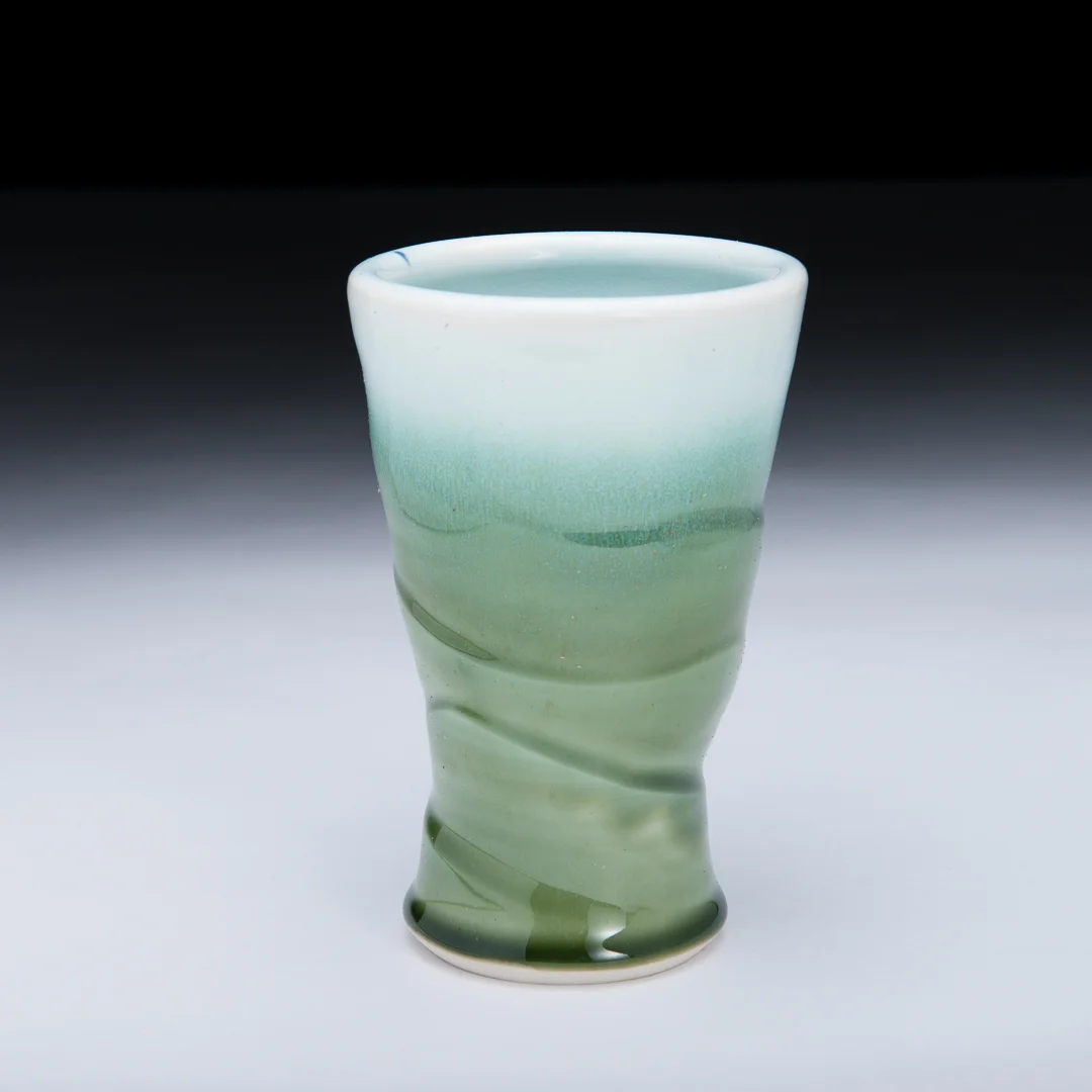 Porcelain Oribe Cup $12